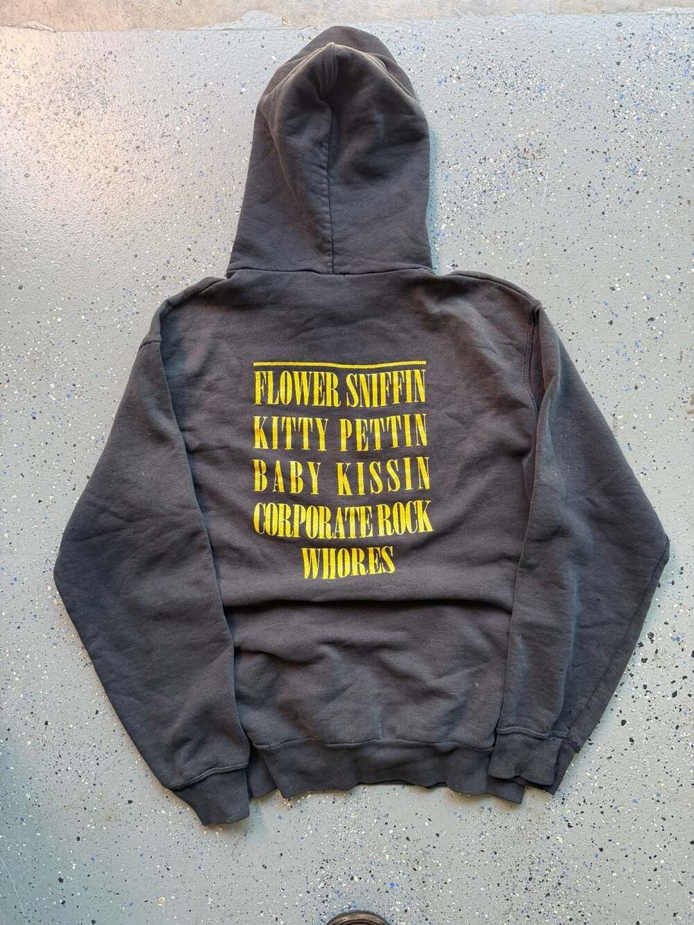 Vintage 1992 Original Nirvana Smiley Face Logo Graphic Hoodie - Picture 4 of 7